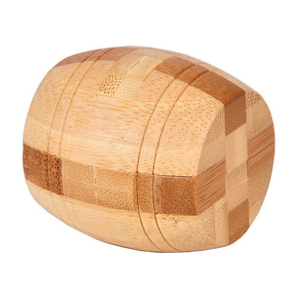 Brain Teaser Intellectual Toy Interlock Wear-resistance Wooden Toys Puzzle Educational Accessories Sweet Present for Adults Bamboo Birthday Gift Type 13