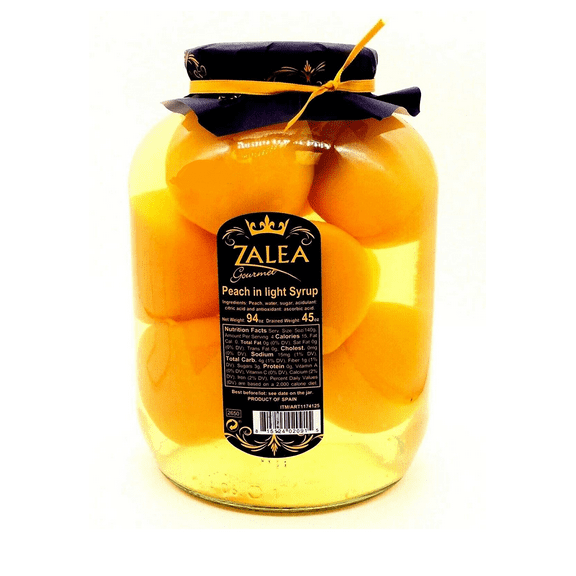 Peach in Light Syrup Product of Spain 94oz Jar