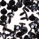 thumbnail image 4 of 100pcs ojos sólidos ojos de seguridad de plástico oso 12 mm Iris, 4 of 9