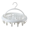 thumbnail image 2 of Percha con pinzas para secar calcetines y ropa. Un blanco, 2 of 3