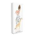 thumbnail image 3 of Stupell Industries Cute Stacked Jungle Savanna Animals Wildlife Standing Graphic Art Gallery Wrapped Canvas Print Wall Art, Design by Dishique, 3 of 5