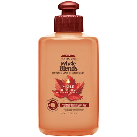Garnier Whole Blends Restoring Leave-in Conditioner Maple Remedy, For Dry, Damaged Hair, 10.1 fl. (Best Home Remedy For Dry Hair)