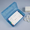thumbnail image 3 of Caja para lápices de plástico de colores WEIHJMXG gran capacidad transparente con tapa hermética, 3 of 5
