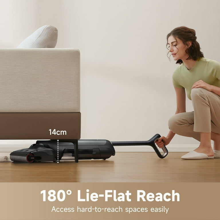 MOVA M10 Cordless Wet Dry Vacuum,Dual-Edge Self-Cleaning,18bar