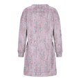 thumbnail image 6 of miqiqism Trendy Oversized Sweatshirts for Women Fashion Printed Long Sleeves Dress Sweatshirt Juniors Comfy Round Neck Dresses Blouses Drop Shoulder Fall Outfits,Purple,XX-Large, 6 of 6