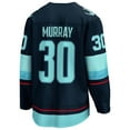 thumbnail image 3 of Men's Fanatics Matt Murray Deep Sea Blue Seattle Kraken Home Breakaway Jersey, 3 of 3
