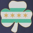 thumbnail image 3 of CafePress - Irish Chicago Flag Shamrock Long Sleeve Dark T Shi - Long Sleeve Dark T-Shirt, 3 of 4