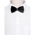 thumbnail image 4 of CORBATAS DE MOÑO DE VELVET AJUSTABLES PREATADAS PARA EL DÍA DEL PADRE, TUXEDO DE PROM, TAMAÑO ÚNICO, NEGRO, 4 of 4