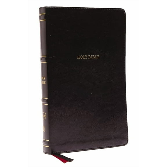 Nkjv, Thinline Bible, Leathersoft, Black, Red Letter Edition, Comfort Print: Holy Bible, New King James Version, (Hardcover)