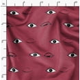 thumbnail image 2 of Soimoi Pink Fabric - By the Yard - 56 Inch Wide - Eyes Face Textile - Abstract and Artistic Patterns for Stylish Creations Printed Fabric, 2 of 6