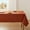Dark Orange, variant on Burnt Orange Tablecloth, Farmhouse Linen Style Fall Table Cloth Rectangle Table Cloths 60 x 102 Inch Dark Orange, Wrinkle Resistant Washable Heavy Weight Tight Weave TableCloths