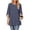 Navy, variant on Maplenight Long Blouses for Women Slit 3/4 Sleeve Polka Dot Tunic Tops Relaxed Fit Business Office Dressy Blouses