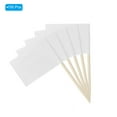 thumbnail image 3 of 100 Pcs Flag Toothpicks Cheese Markers Colored Cake Toppers White, 3 of 8