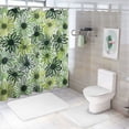 thumbnail image 7 of Orinice Ambesonne Floral Shower Curtain, Modern Floral Gorgeous Petals Prosperity Traditional Spring Garden Leaves, Fabric Bathroom Decoration Set With Hooks, 36x72, 7 of 7