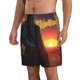 thumbnail image 2 of Balery Sunset Western Cowgirl Traje de Baño Estilo Hawaiano para Hombre, Shorts de Secado Rápido con Bolsillos-X-Large, 2 of 6
