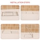 thumbnail image 4 of Estante Para Toallas De Acero Inoxidable, Encimera De Cocina, Estante Para Paños De Cocina, Estante Para Secar Sobre La Mesa, Escurridor, Estante Plegable Para Toallas, 4 of 5