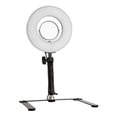 thumbnail image 5 of Impressions Vanity Desktop Studio Ring Light, Three Sixty Swivel Mirror with Phone Stand (Black), 5 of 10