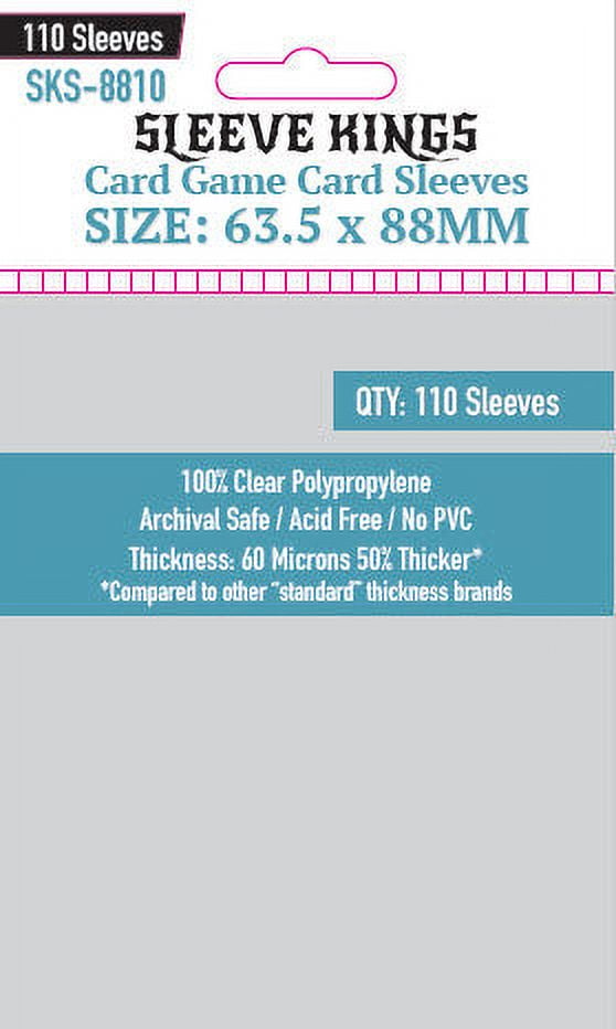 unstable unicorns card sleeve size Ryker | Compatible with Here to Slay: 2 Expansions Bundle Kit | (Clear) Card Sleeves Top loaders for Cards | Standard Game not included Unstable Unicorns" Complete Compatible Sleeve