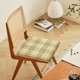 thumbnail image 4 of Cojín de lino, 1 pieza, cojines para silla de comedor, cojín para silla, desmontable y lavable, cojín para silla de casa u oficina, almohadilla de esponja gruesa, diseños de correa antideslizante, alm, 4 of 6