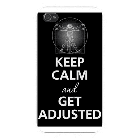High Power Da Snap - Apple Iphone Custom Case 4 4s White Plastic Snap on - Keep Calm and Get Adjusted DaVinci