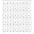thumbnail image 3 of Ambesonne Nautical Shower Curtain, Maritime Sea Item Pattern, 69"Wx75"L, Charcoal Grey and White, 3 of 3