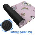 thumbnail image 6 of Long Mouse Pads for Desk,Pink Unicorn Castle Pattern Desk Mats on Top Of Desks, Desk Mouse Pad Extra Large with 3mm Non-Slip Base and Stitched Edge for Gaming,Office,Work,Home 47.3"x23.6", 6 of 6