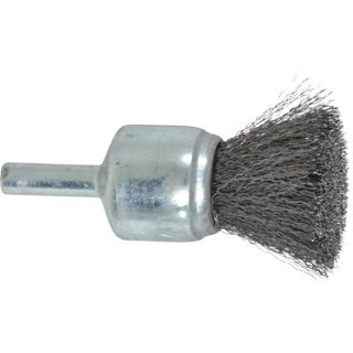 2 Crimped Carbon Steel Wire Wheel Brush w/ 1/4 Shank For Die Grinder or  Drill