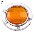 thumbnail image 1 of HEVIRGO Foldable Handbag Purse Hanger Convenient Table Hook Hang Round Rhinestone Holder, 1 of 10