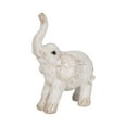 thumbnail image 5 of Modern Resin Elephant Figurine for Home Decor - Decorative Object for Bathroom, Living Room, and Shelf Accent - Ornaments for Office, Entryway Display, or Coffee Table Decor - 11", White, 5 of 11