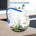 Plastic Fish Bowl,Gallon Fish Bowl,Anti-Fall Shatterproof Aquarium ...