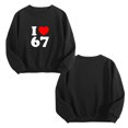 thumbnail image 5 of 67 Hoodie OdeJous 6 7 Meme Six Seven Sweatshirt Ice Cream Drip Long Sleeve Oversized Casual Fashion Graphic Pullover Tops 120cm, 5 of 5