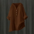 thumbnail image 2 of Dxzfnsa Women Long Sleeve V Neck Shirt Soft Casual Basic Tee Tops for 2025 Fall and Winter Fitted Clothes Trendy Everyday Wear S-5XL, 2 of 4