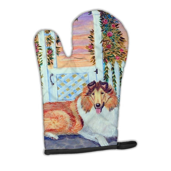 Carolines Treasures 7147OVMT Collie Oven Mitt Large multicolor