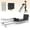 Black, variant on Paeta 86.6” Foldable Pilates Reformer,Pilates Machine Suitable For Height Over 5'7 '',Pilates Exercise Equipment with Jump Board for Home Gym,110lbs resistance 5 Springs