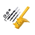 thumbnail image 1 of Localizador De Punzones Para Carpintería, 8 Uds., Posicionador De Orificio Recto, Guía De Taladro Para Carpintería, Herramienta De Trabajo De Madera Diy Scienceny TO004458-00, 1 of 6