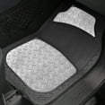 thumbnail image 5 of FH Group Climaproof Rubber Car Floor Mat, Universal 4pc Silver Floor Mats with Air Freshener, 5 of 9