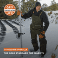 thumbnail image 3 of RefrigiWear 54 Gold Insulated Bib Overalls - Heavy-Duty, Water-Repellent, -20°F Comfort Rating, Durable Cold Weather Workwear, 3 of 7
