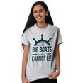 thumbnail image 3 of I Like Big Boats and I Cannot Lie Plus Size Crewneck Graphic Tee Shirt Brisco Brands 2X, 3 of 4