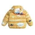 thumbnail image 3 of Toddler Baby Boys Girls Winter Coat Kids Hooded Light Puffer Padded Jacket Outwear Snowsuit, 3 of 5
