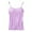 Purple, variant on Woman Home Camisole, Cami with Built-in Bra Adjustable Strap Summer Sleeveless Tank Top Padded Camisole for Yoga Sexy Bra Underwear,S－XL