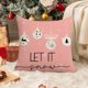 thumbnail image 1 of Fiudx Ofertas del día Fundas de almohada navideñas Fundas de almohada de invierno para dormitorio Fundas de almohada con estampados navideños Decoraciones navideñas Regalos navideños Fundas de almoha, 1 of 6