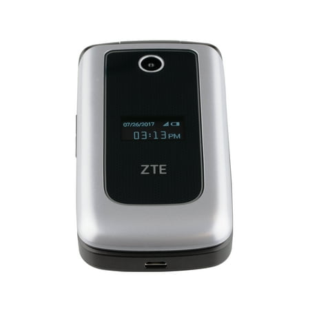 UPC 885913105659 product image for Verizon Wireless ZTE Cymbal Prepaid Phone, Silver | upcitemdb.com