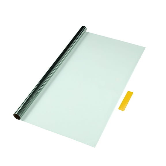 Unique Bargains Universal Car Window Tint Film Privacy Film 19.69 ft x 19.69 inch Carbon 2 PLY PET Green 1 Pc VLT 81% IRR 14% UVR 30%