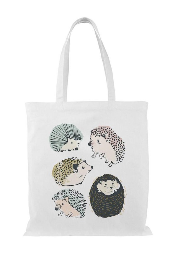 Prickle Pals Ii. Tote Bag - June Erica Vess Designs, One Size Cotton Canvas Tote Bag