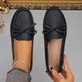 thumbnail image 6 of Tao Tao Loafers for Women Casual Flat Shoes Slip On Penny Loafers Comfortable Breathable Boat Shoes for Work Driving Walking Black 40, 6 of 8