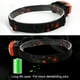 thumbnail image 5 of Sonducket Linterna frontal recargable por USB con diadema Sensor de movimiento Linterna potente Antorcha regulable Búsqueda negra Ropa Deportiva, Zapatos Naranja Sonducket OD020831-03B, 5 of 6