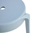 thumbnail image 3 of 6 Pack Plastic Stackable Stools, 18" Height Plastic Round Stools,  Unique Whirl Design, Flexible Seating for Home, Office, Classroom, Shower (Blue), 3 of 5