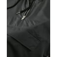 thumbnail image 4 of Ma Croix Mens Half Zip Windbreaker Anorak Jacket Hooded Pullover, 4 of 6