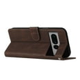 thumbnail image 3 of Leather Magnetic Clasp Case with Flip Wallet Stand Function Cover compatible Google Pixel 7 Pro Cheap and fine, 3 of 5