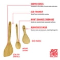 thumbnail image 2 of Joyce Chen Burnished Bamboo Wok Utensils, 3-Piece Stir Fry Set, 2 of 5